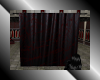Black/red Curtain.