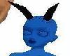 Blue shoulder demon
