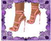 LE Pink Strapped Heels