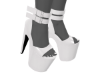 White Bimbo Heels