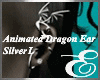 DRAGON EARRINGS SLV L