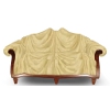 CREAM  AND WOOD COUCH