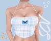 .:Blue Plaid Butterfly:.