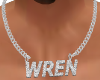 Wren name necklace
