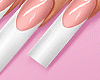 = White French Nails=