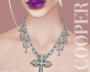 !A silver cross necklace