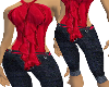 (LL)XKS Red BH Jean Suit