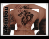 A/B Wolf Tribal Tattoo