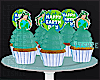 Earthday cupcakes