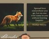 Fox and Quote