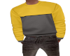 Grey Yellow Sweatshirt