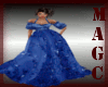 Royal blue new years gow