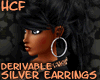 HCF Silver Earrings Creo