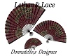 lether & lace wall fans