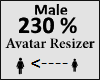 Avatar scaler 230% Male