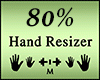 Hand Resizer 80 % M/F