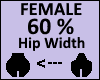 Hip Scaler 60% Female