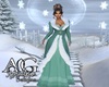 Aura Blue Winter Gown