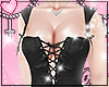lace corset black e