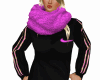 Black&Pink Sweater+Scarf