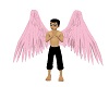 light pink angel wings