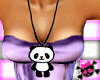 C: Panda Necklace-LONG