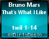 BrunoMars: What I Like