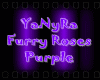 IYIFurry Roses Purple