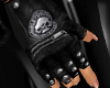 Spiked Skull Biker Glove