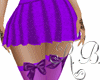 Purple Pleated Skirt RL