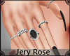 [JR] Blk Nails + Rings