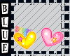 hearts and rainbow