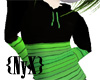 {NyX}Black/GreenHoody