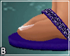Purple Gem Ankle Heels