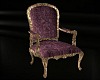 T- Chair Brocade purple