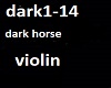 Dark horse violin