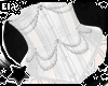 . white corset add on