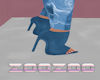 Z Blue Boot heels