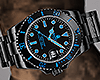 Blue Details Black Watch