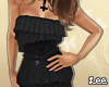 ! Black Ruffle Dress