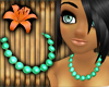 Jungle Beads: L Aqua