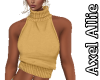 AA Gold Turtleneck Top