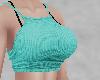A~ Teal Busty Halter