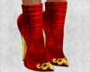 (KUK)red disco boots