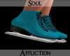 M - Ice Skates - Cyan
