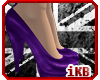purple sexy heels