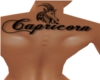 Capricorn Back Tattoo