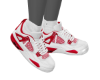 White/Red Jordans