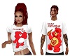 F His Mami Bear Tee