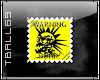 Warning Punk Stamp
